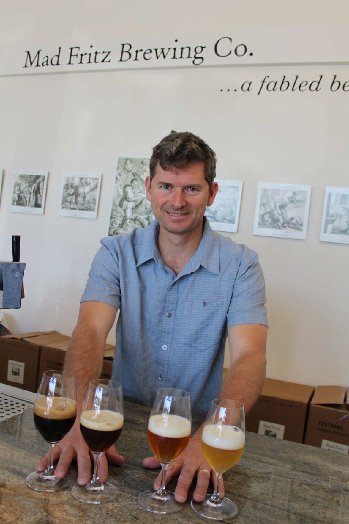 The Mad Fritz tap room is serving "Single Origin" beers of the Napa Valley